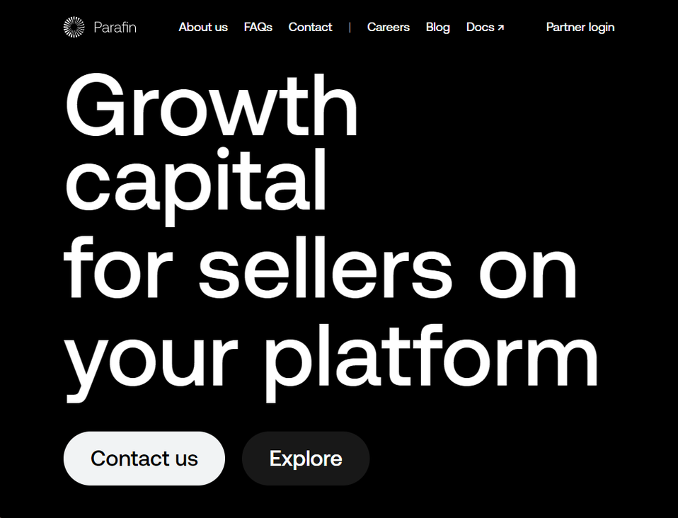 Parafin Provides Marketplace Platforms a Financing Solution to Offer  Sellers Up to $10 Million in Capital