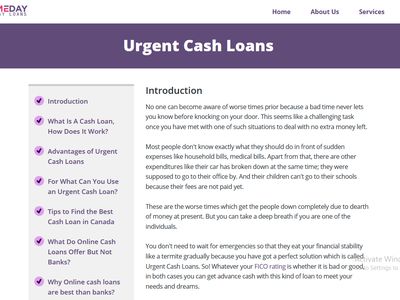 Urgent Cash Loans image