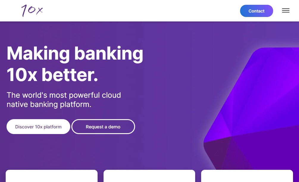 10x Future Technologies: 10x exist to create a new banking ecology