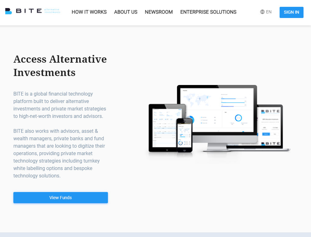 Bite Investments Access Alternative Investments.