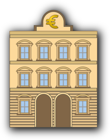 illustrazione edificio banca