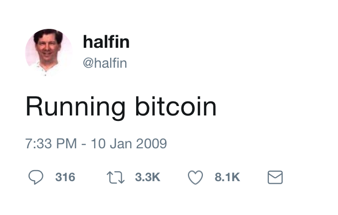 running bitcoin