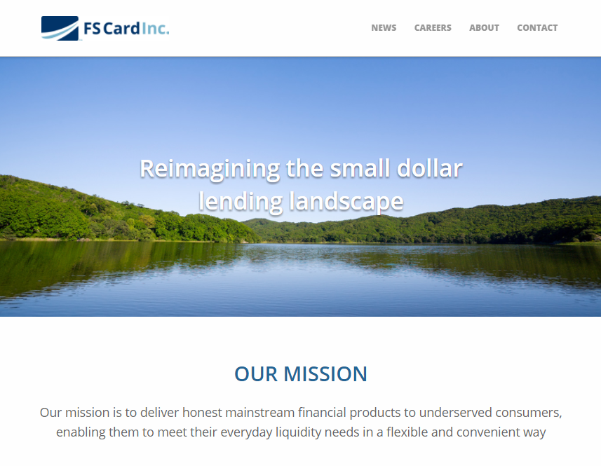 FS Card: Reimagining the small dollar lending landscape