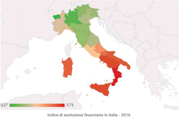 indice esclusione finanziaria in italia