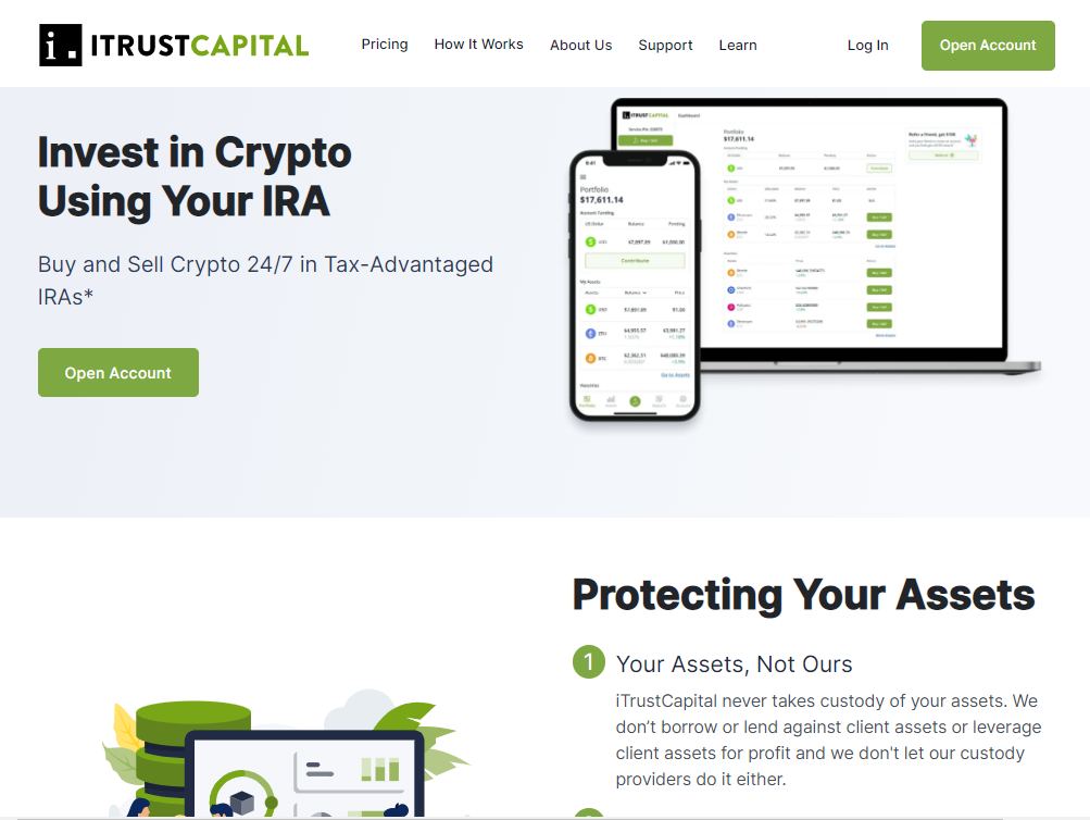 itrustcapital crypto list