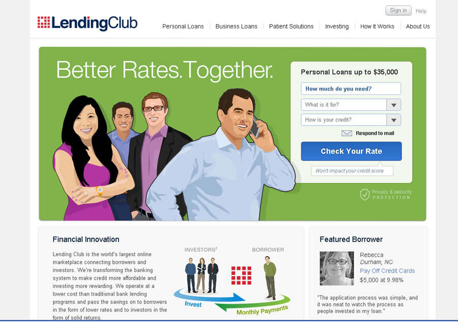 LendingClub: Better Rates. Together.