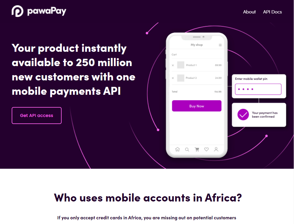 pawaPay: Simplifyng payments in Africa.