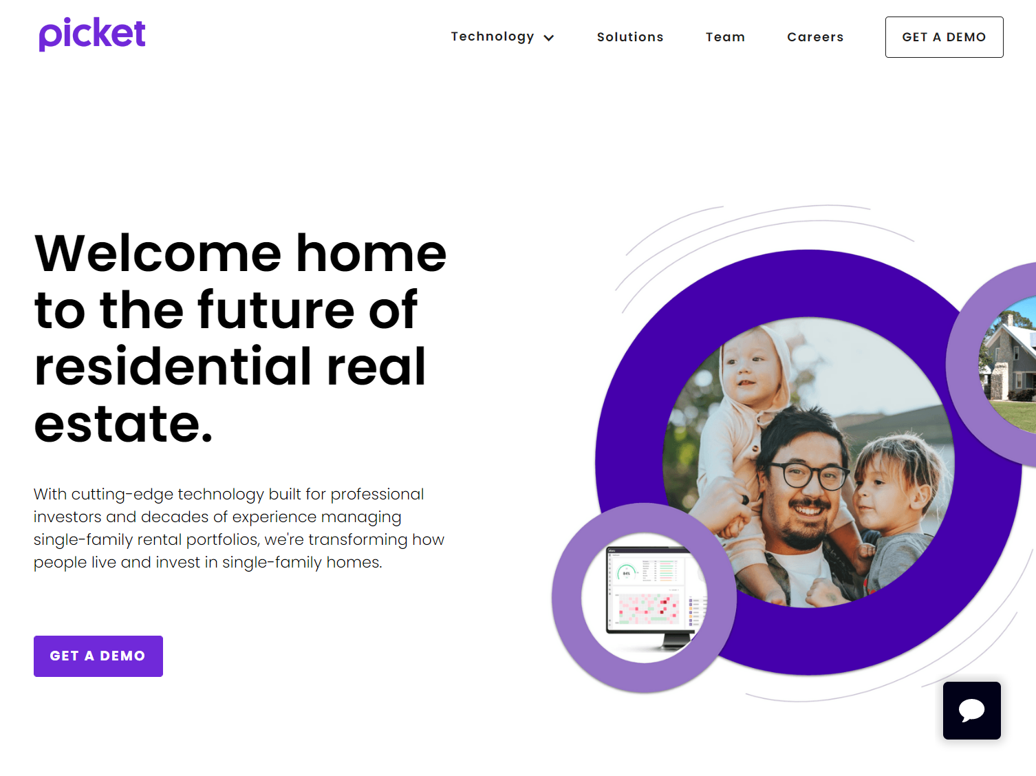 Picket Homes home to the future of residential real estate.