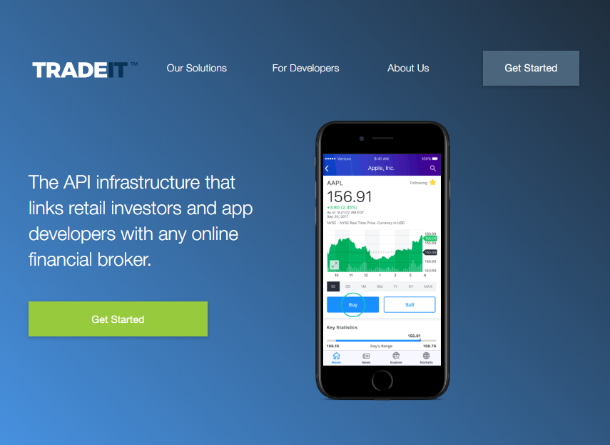 TradeIT: Trade safely, easily and quickly from anywhere