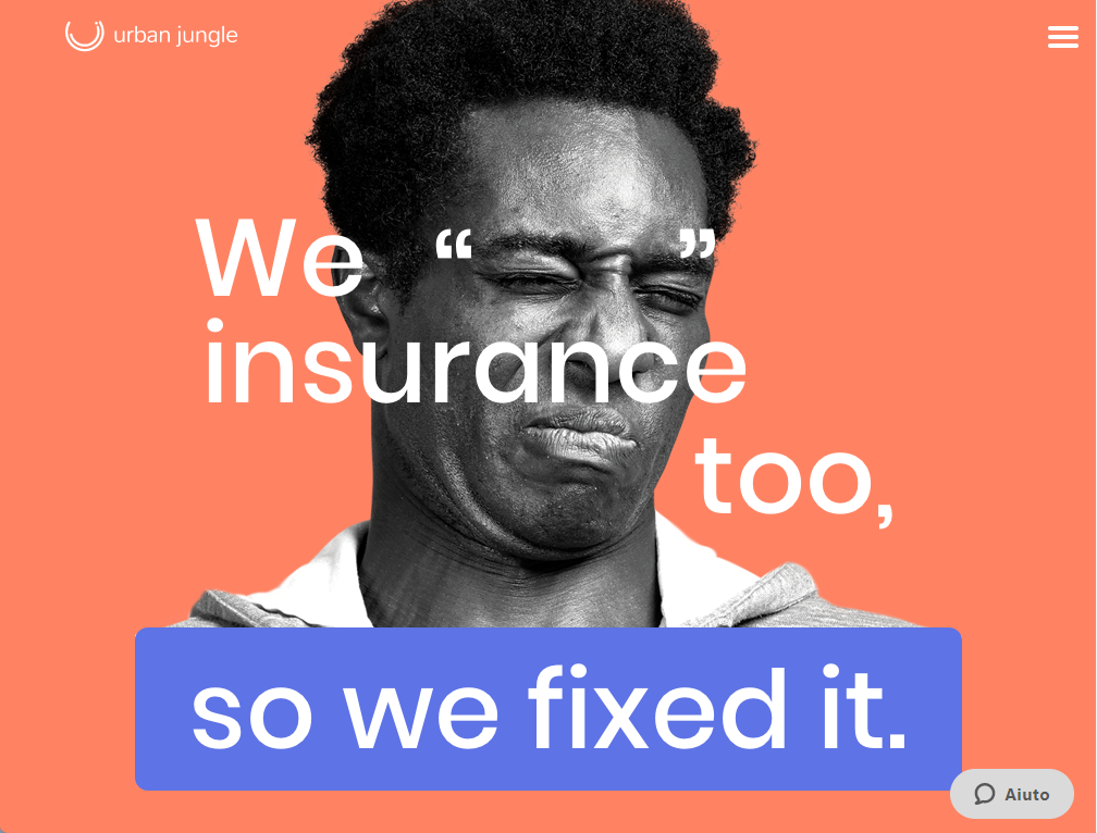 Urban Jungle Get a flexible, pay as you go monthly policy from Urban Jungle designed specially